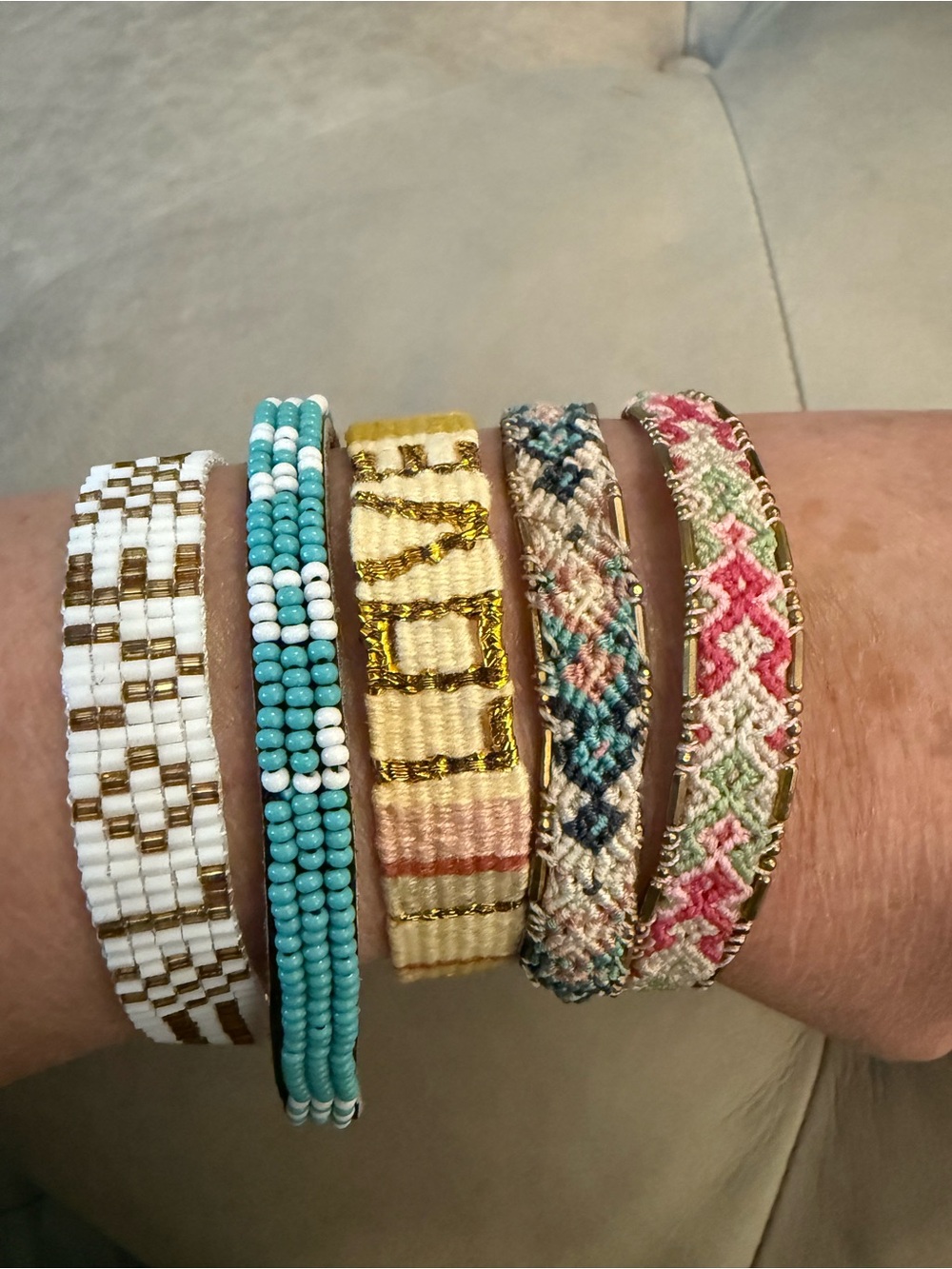 Set of 5 Love Project Bracelets